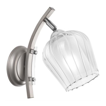 Nástenná lampa PAULA 1xE27/60W/230V matný chróm