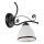 Nástenná lampa RETRO 1xE27/60W/230V čierna/biela