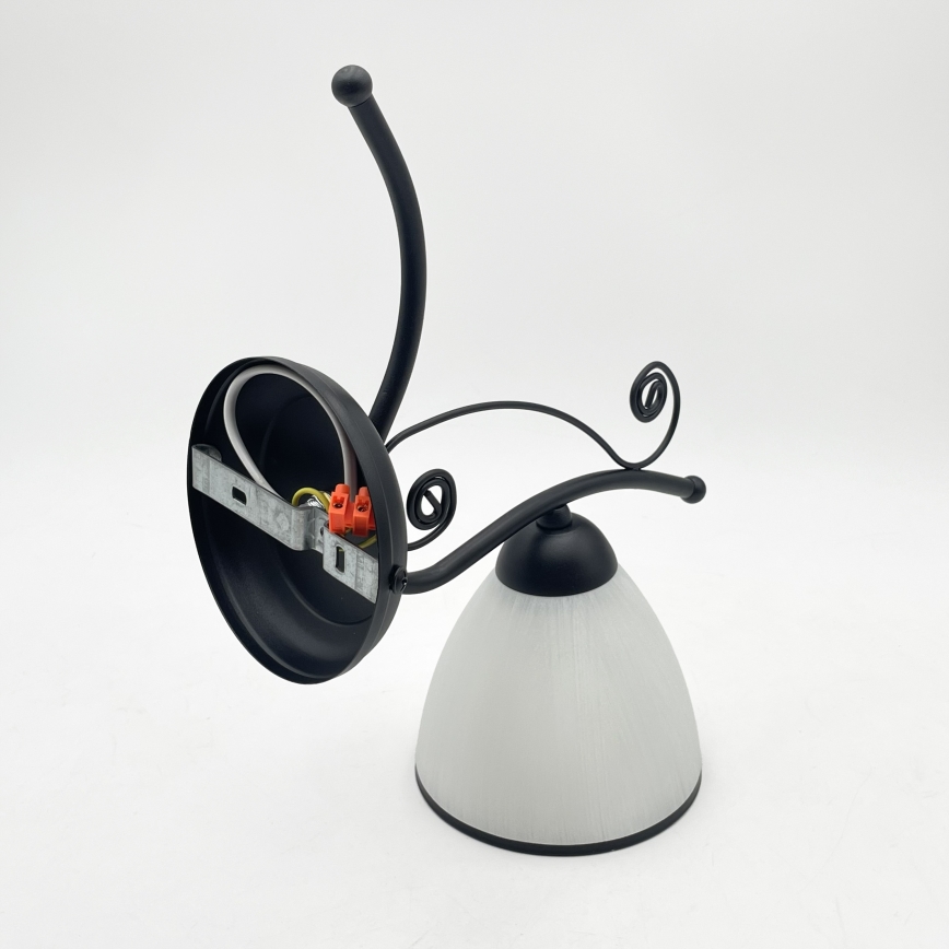 Nástenná lampa RETRO 1xE27/60W/230V čierna/biela