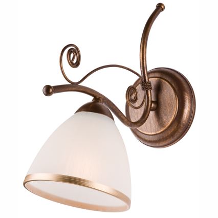 Nástenná lampa RETRO II 1xE27/60W/230V bronz patina