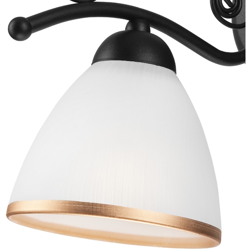 Nástenná lampa RETRO II 1xE27/60W/230V čierna matná
