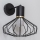Nástenná lampa SOLANO 1xE27/15W/230V čierna/zlatá
