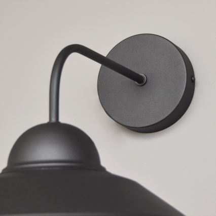 Nástenná lampa SORAPIS 1xE27/15W/230V čierna