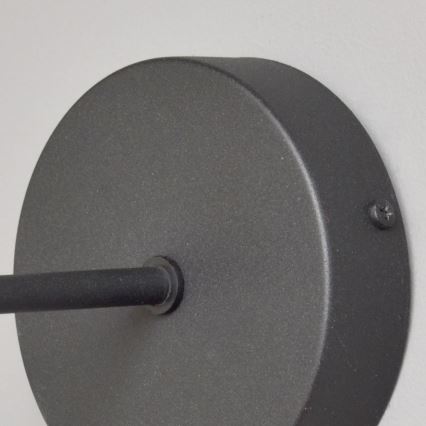 Nástenná lampa SORAPIS 1xE27/15W/230V čierna