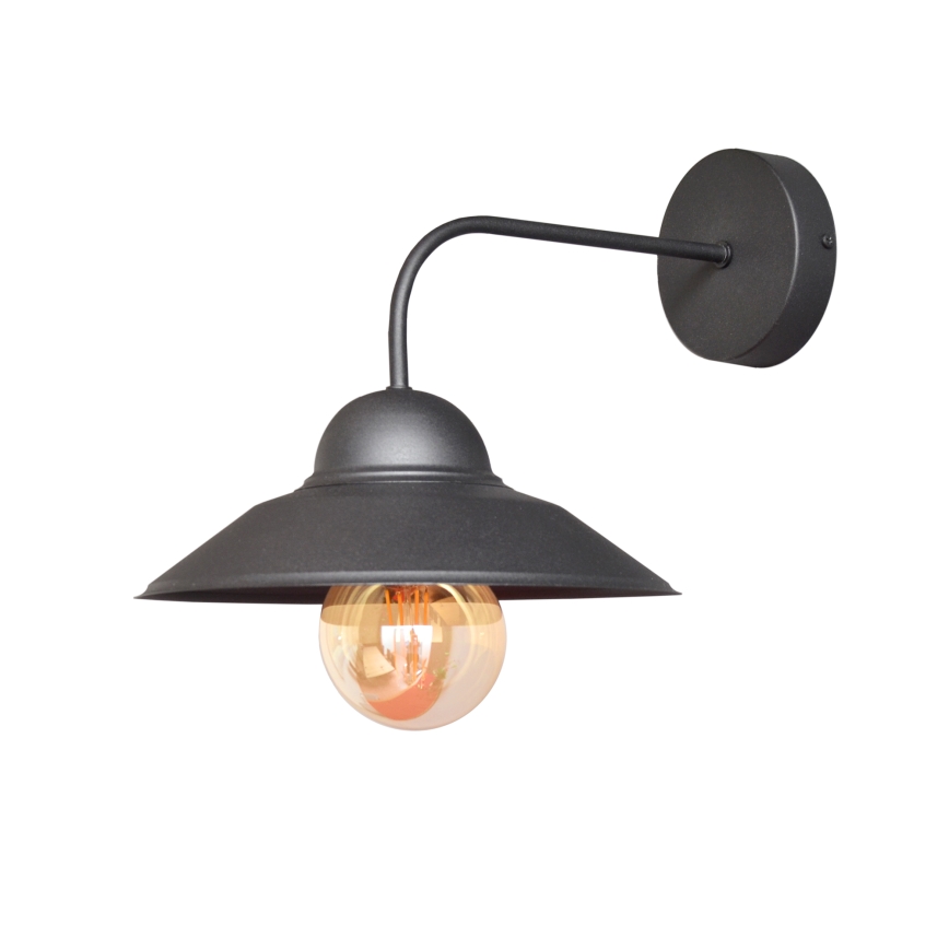 Nástenná lampa SORAPIS 1xE27/15W/230V čierna