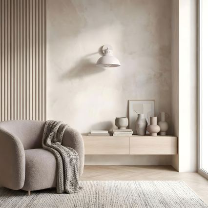 Nástenná lampa SVEN 1xE27/15W/230V krémová