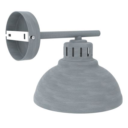 Nástenná lampa SVEN 1xE27/15W/230V šedá