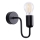 Nástenná lampa VECTOR 1xE27/15W/230V čierna