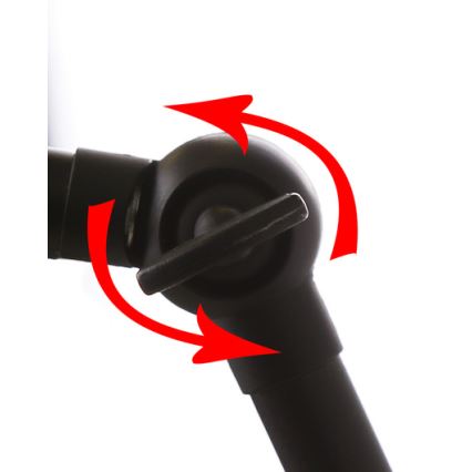 Nástenná lampička FUNDO 1xE27/40W/230V čierna/zlatá