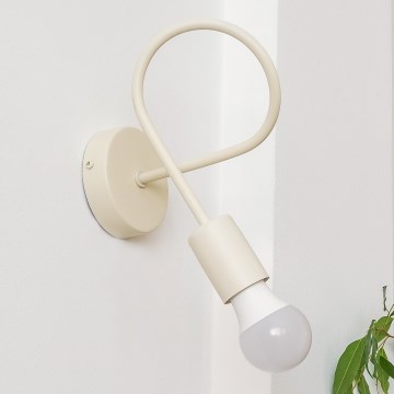Nástenná lampička OXFORD 1xE27/15W/230V krémová