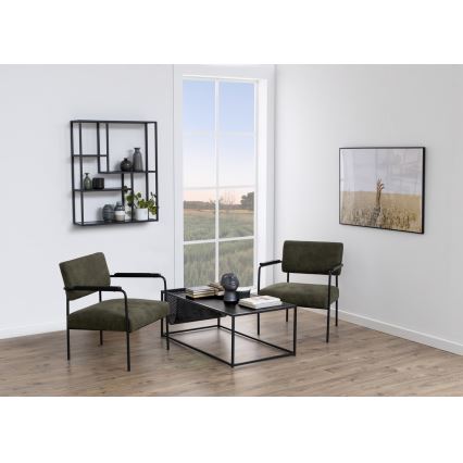 Nástenná polica SARON antracitová