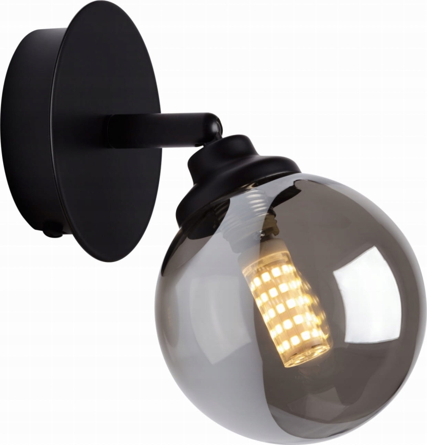 Nástenné bodové svietidlo IMAGINE 1xG9/40W/230V čierna/dymová