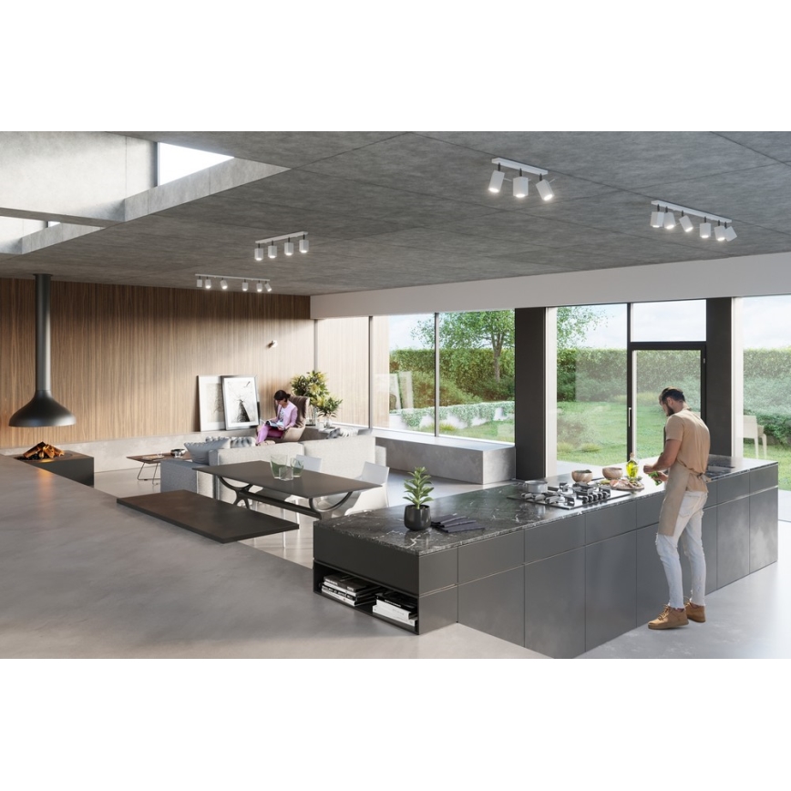 Sollux SL.0095 - Nástenné svietidlo MERIDA 1xGU10/40W/230V biela