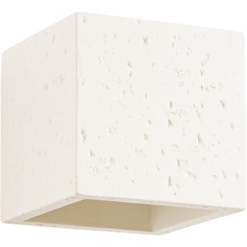 Nástenné bodové svietidlo QUAD 1xG9/8W/230V betón/krémová