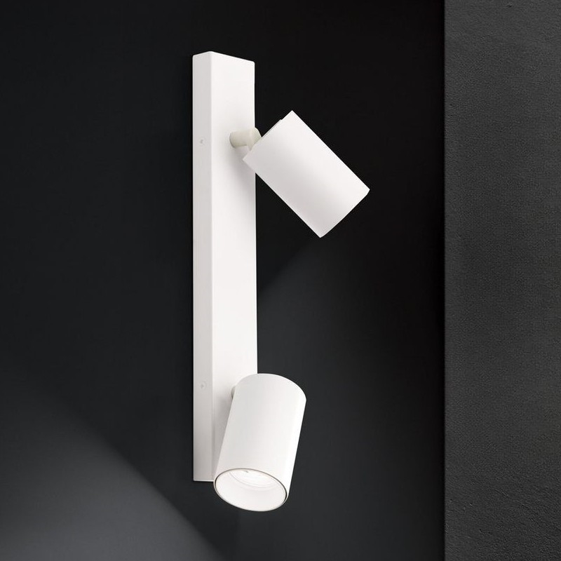 Nástenné bodové svietidlo SEAN 2xGU10/13W/230V biela