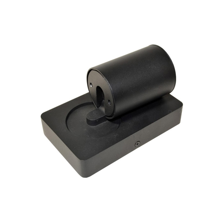 Nástenné bodové svietidlo TAFT 1xGU10/30W/230V USB čierna