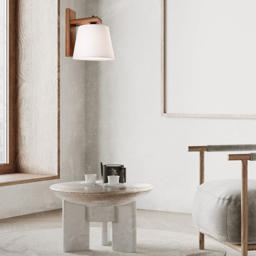 Nástenné svietidlo AIDA 1xE27/60W/230V dub