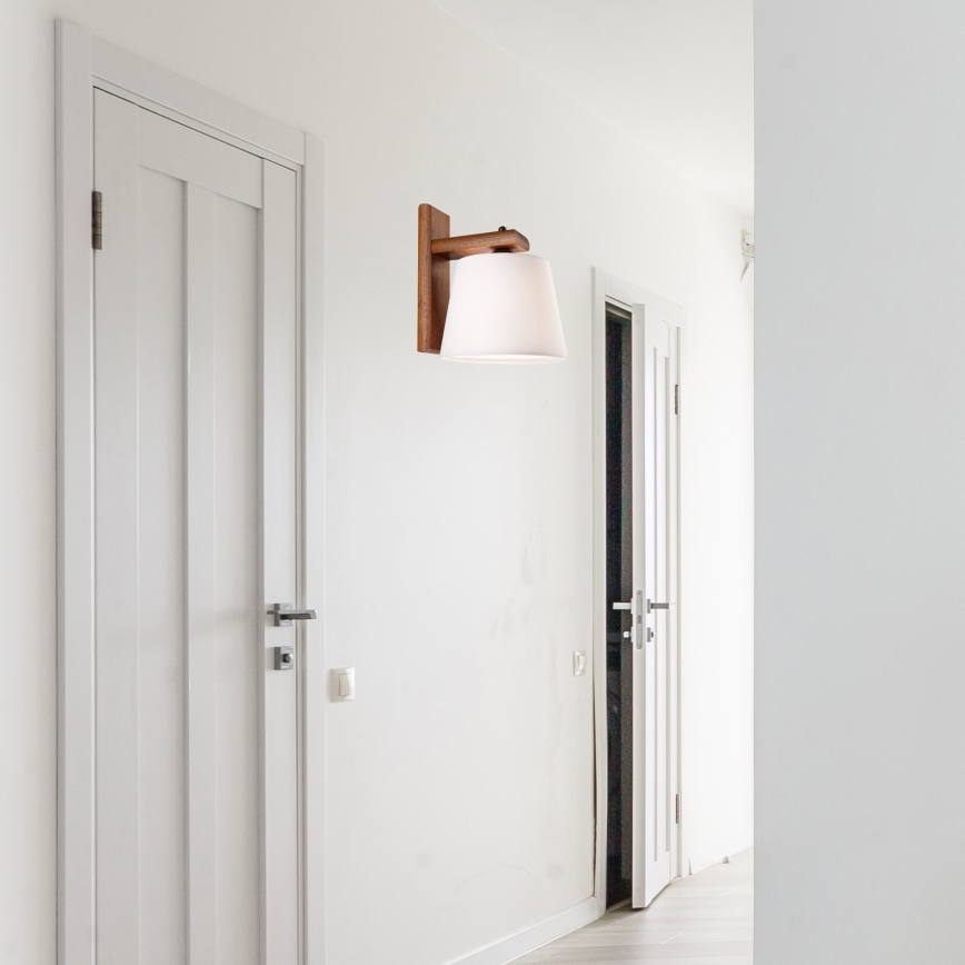 Nástenné svietidlo AIDA 1xE27/60W/230V dub