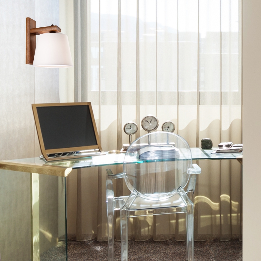 Nástenné svietidlo AIDA 1xE27/60W/230V dub