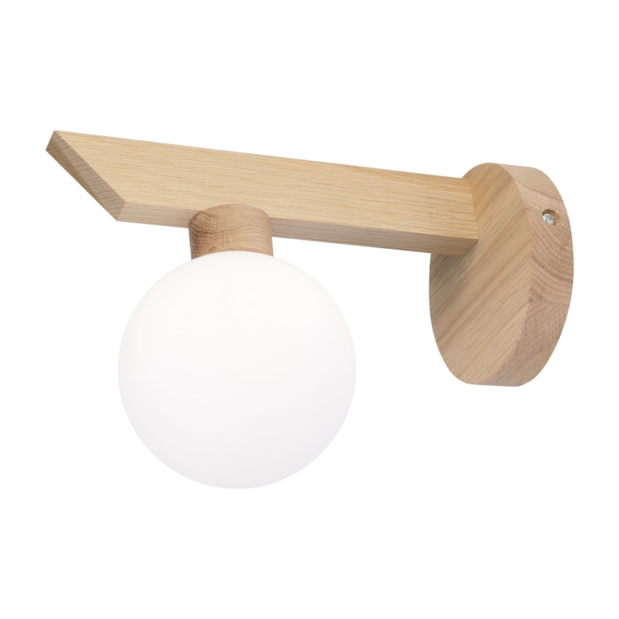 Nástenné svietidlo ANTONIO 1xG9/5W/230V dub/biela