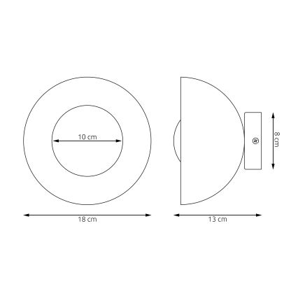 Nástenné svietidlo BIBI 1xG9/8W/230V béžové
