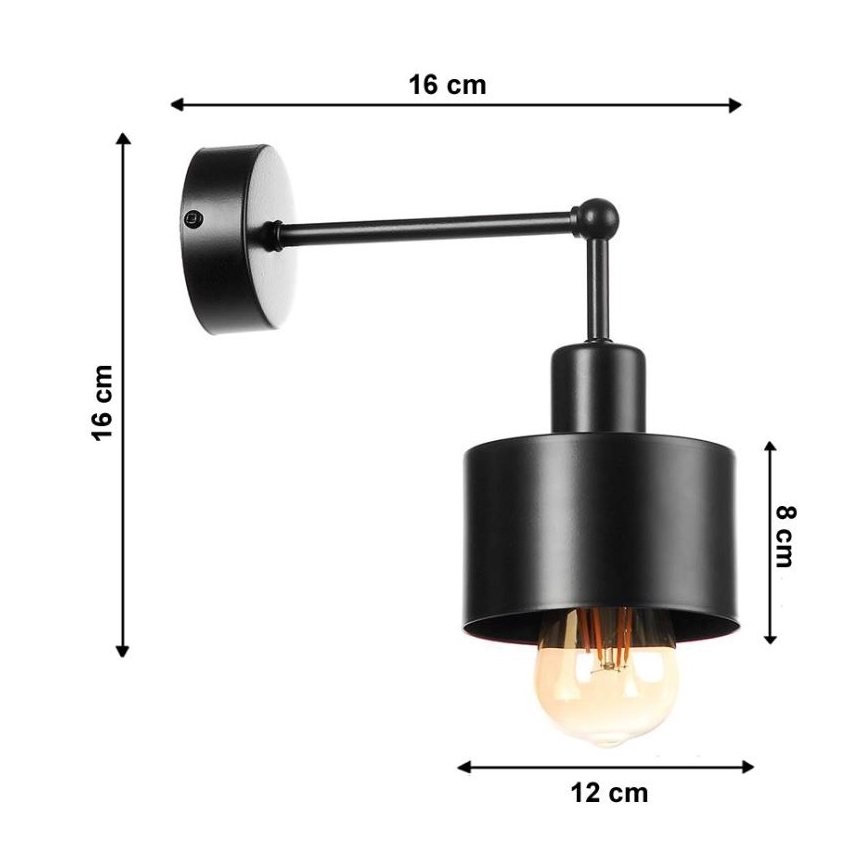 Nástenné svietidlo BODO 1xE27/60W/230V