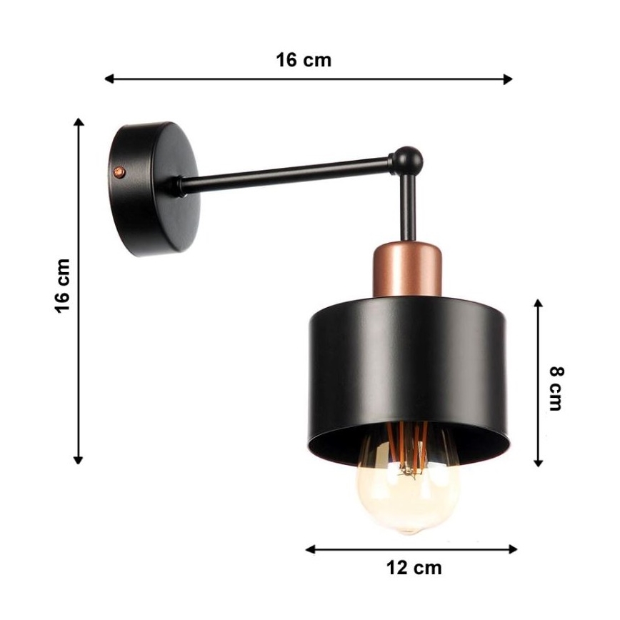 Nástenné svietidlo BODO 1xE27/60W/230V