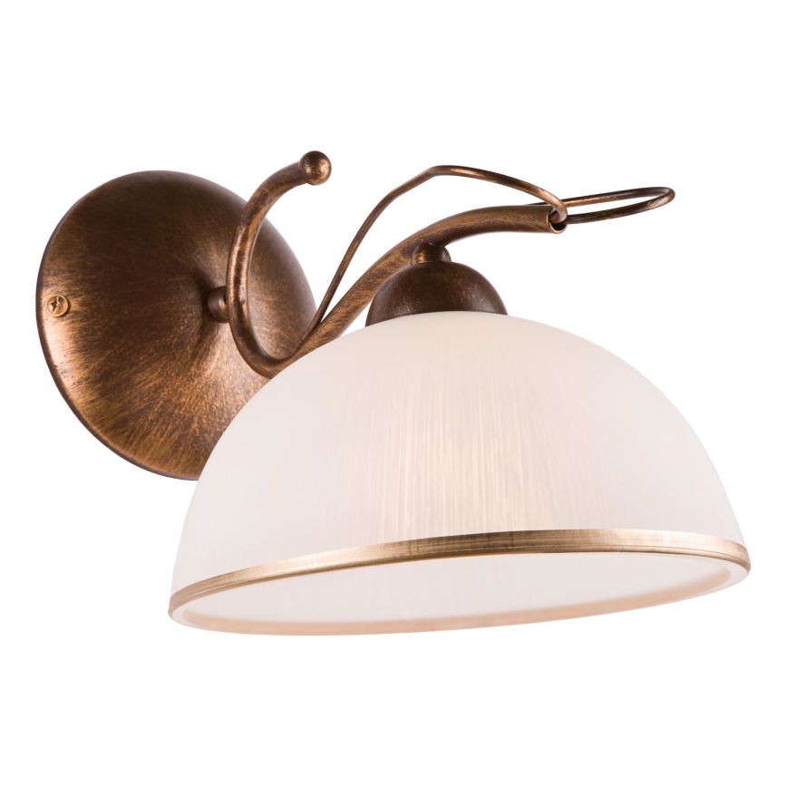 Nástenné svietidlo COBRA 1xE27/60W/230V bronz/patina