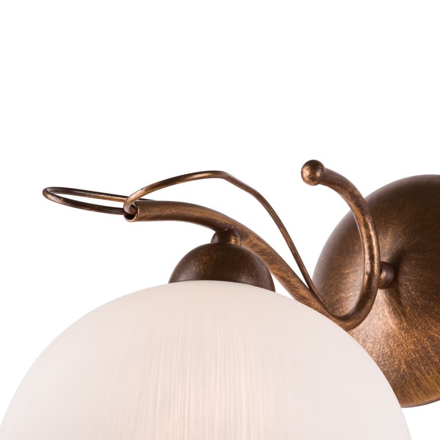 Nástenné svietidlo COBRA 1xE27/60W/230V bronz/patina