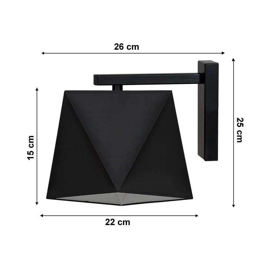 Nástenné svietidlo DIAMENT 1xE27/60W/230V