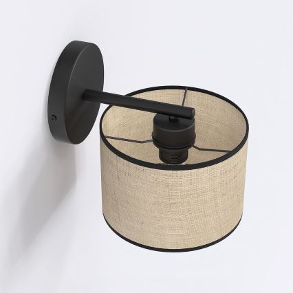 Nástenné svietidlo ECO 1xE27/15W/230V béžové/ratan