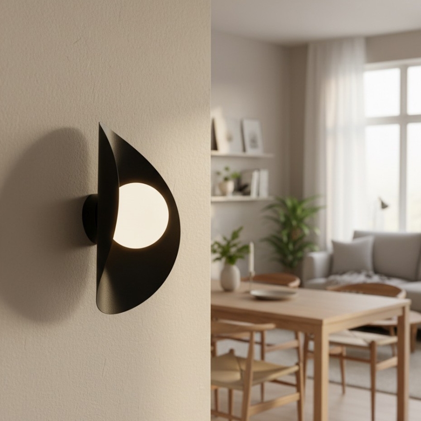 Nástenné svietidlo FIERO 1xG9/8W/230V čierne