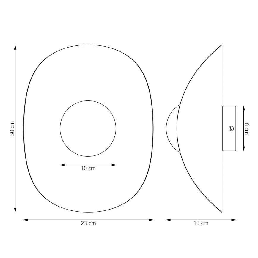 Nástenné svietidlo FIERO 1xG9/8W/230V sivé