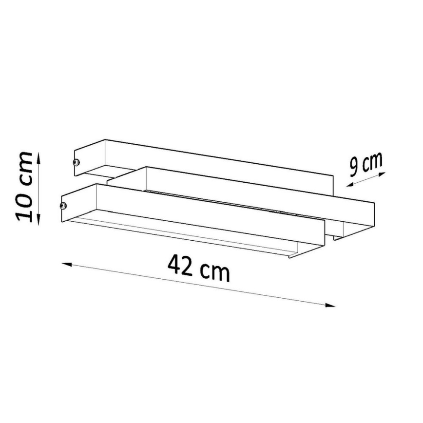 Nástenné svietidlo FROST 2xG9/40W/230V