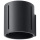 Nástenné svietidlo INEZ 1xG9/40W/230V čierna