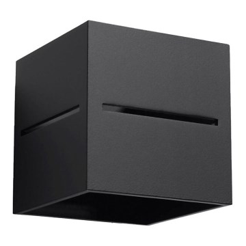 Nástenné svietidlo LOBO 1xG9/40W/230V čierna
