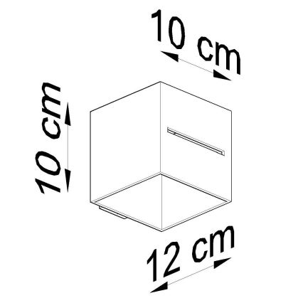 Nástenné svietidlo LOBO 1xG9/40W/230V šedá