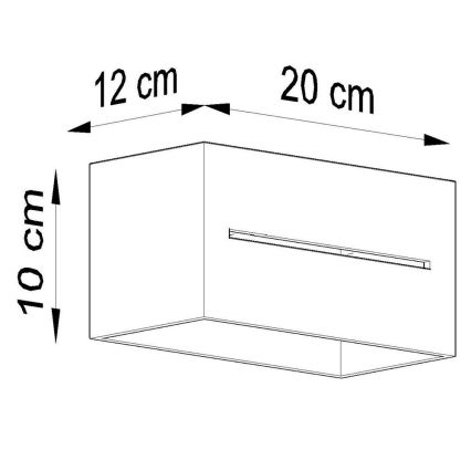 Nástenné svietidlo LOBO 2xG9/40W/230V šedá