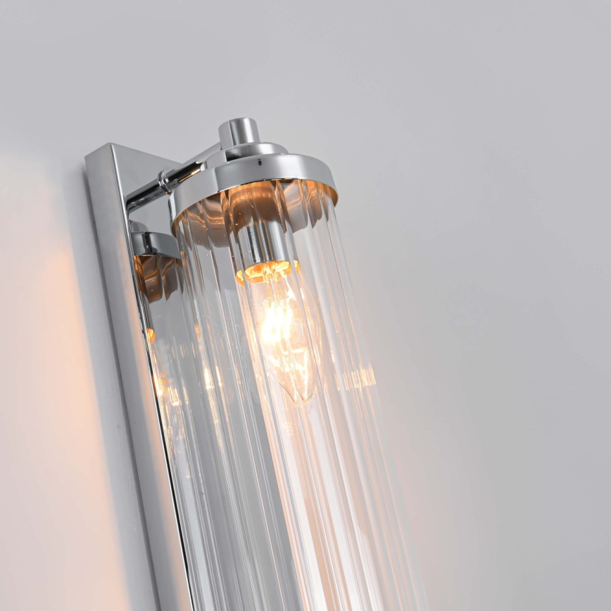 Nástenné svietidlo LORENZO 2xE14/40W/230V lesklý chróm