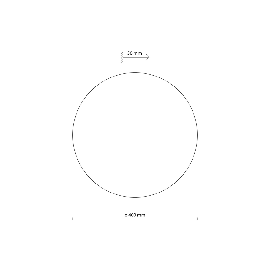 Nástenné svietidlo LUNA 4xG9/8W/230V pr. 40 cm hnedá