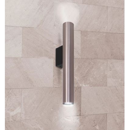Nástenné svietidlo LUNGOMARE 2xGU10/10W/230V matný chróm