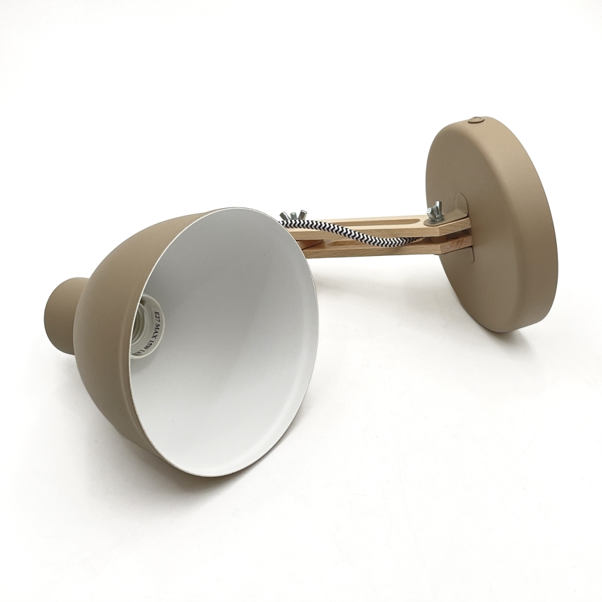 Nástenné svietidlo MARCELLO 1xE27/15W/230V béžové