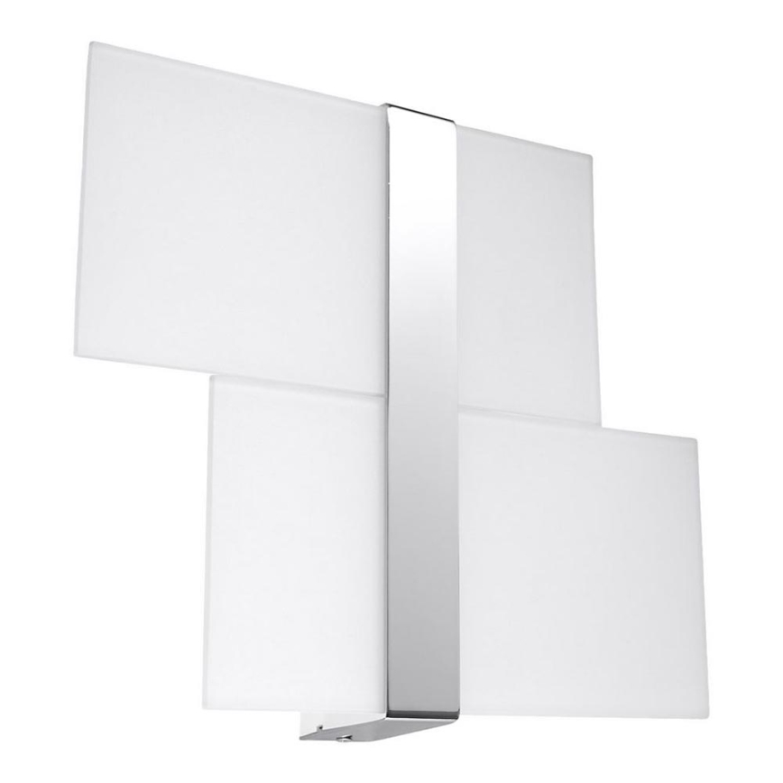 Nástenné svietidlo MASSIMO 2xG9/40W/230V biela/lesklý chróm