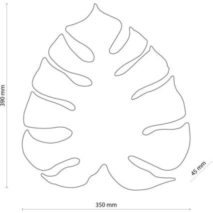 Nástenné svietidlo MONSTERA 3xG9/6W/230V čierne