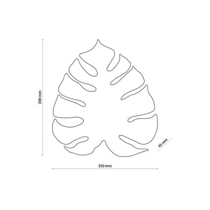 Nástenné svietidlo MONSTERA 3xG9/8W/230V zlaté