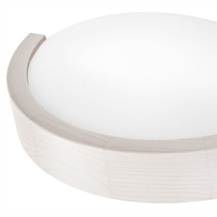 Nástenné svietidlo NATURAL SLIM 1xE27/60W/230V borovica/biela