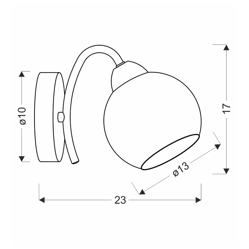 Nástenné svietidlo NESTOR 1xE27/40W/230V mosadz