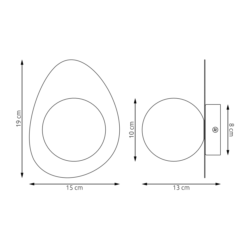 Nástenné svietidlo OVO 1xG9/8W/230V šedé