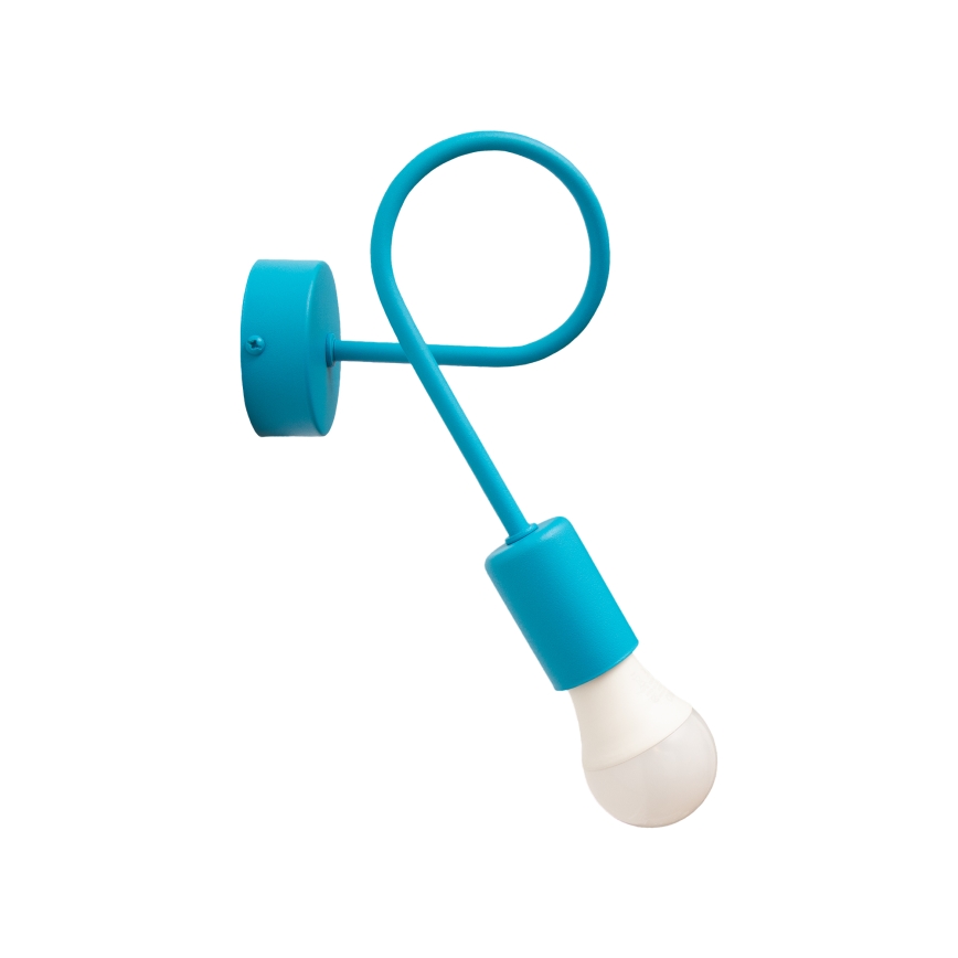 Nástenné svietidlo OXFORD 1xE27/15W/230V modrá