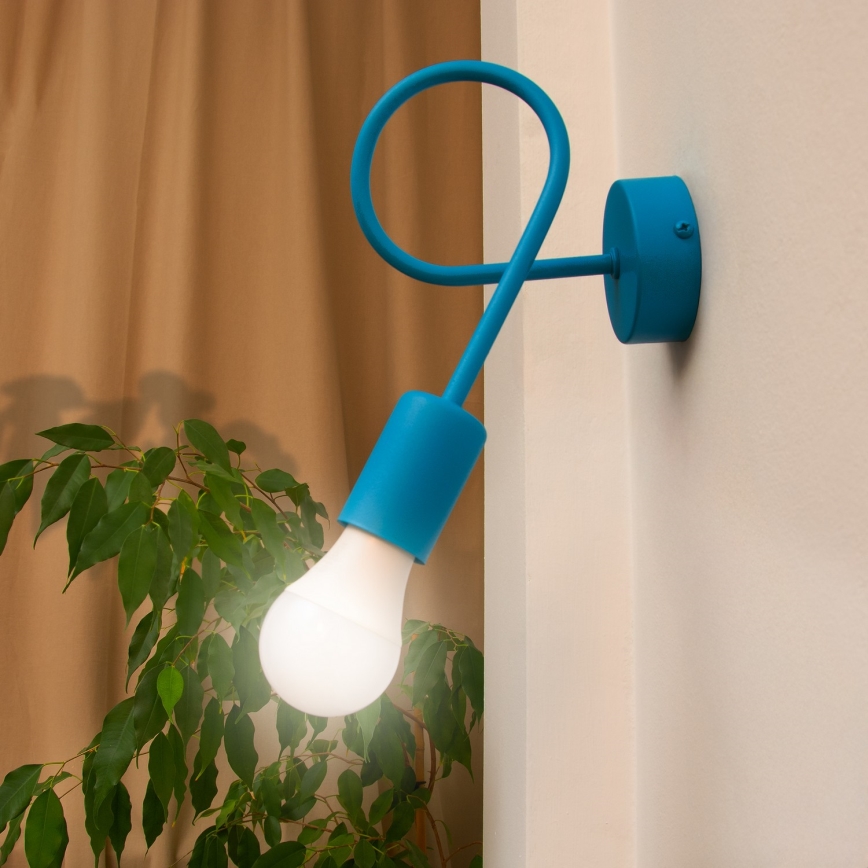 Nástenné svietidlo OXFORD 1xE27/15W/230V modrá